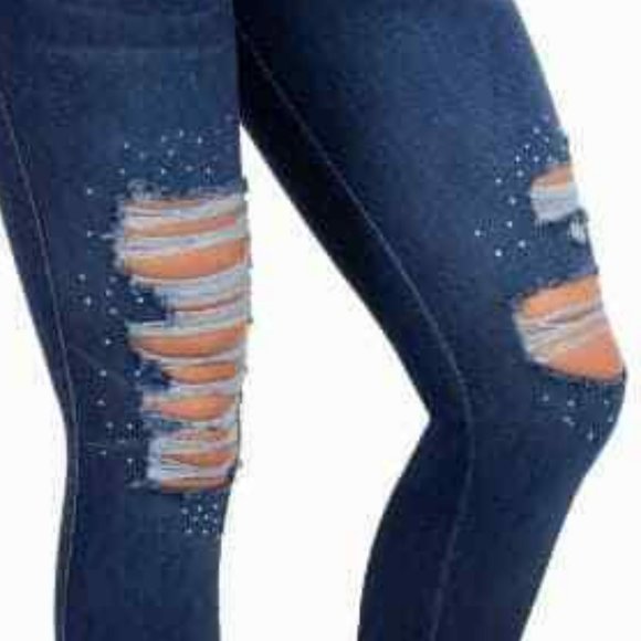 Beautiful Colombian Butt Lifter Rhinestone Skinny Jeans. - Picture 6 of 10